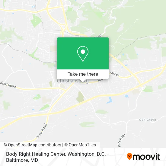Body Right Healing Center map
