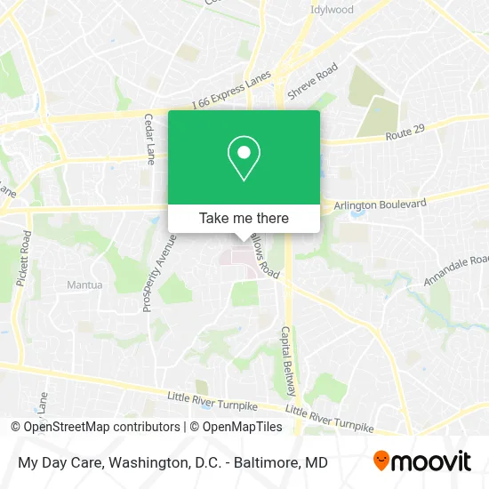 My Day Care map