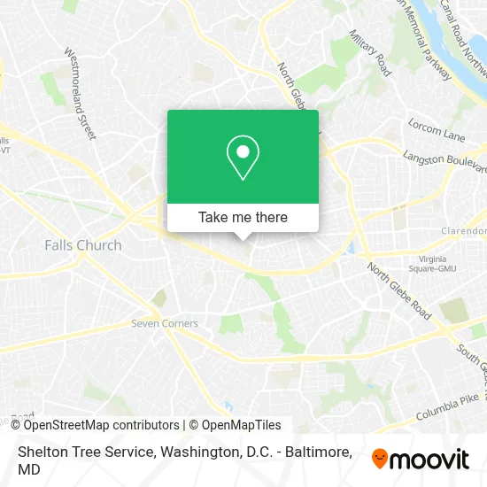 Shelton Tree Service map