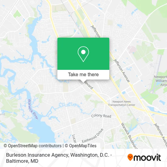 Burleson Insurance Agency map