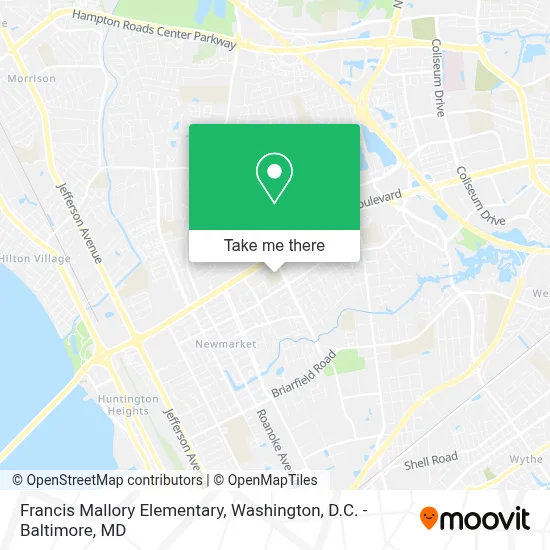 Francis Mallory Elementary map
