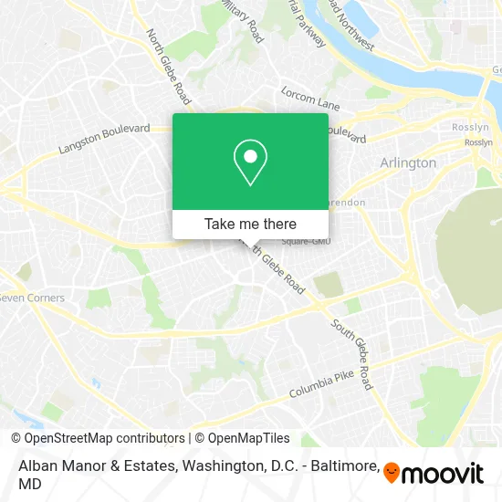 Alban Manor & Estates map