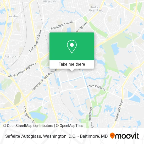 Safelite Autoglass map