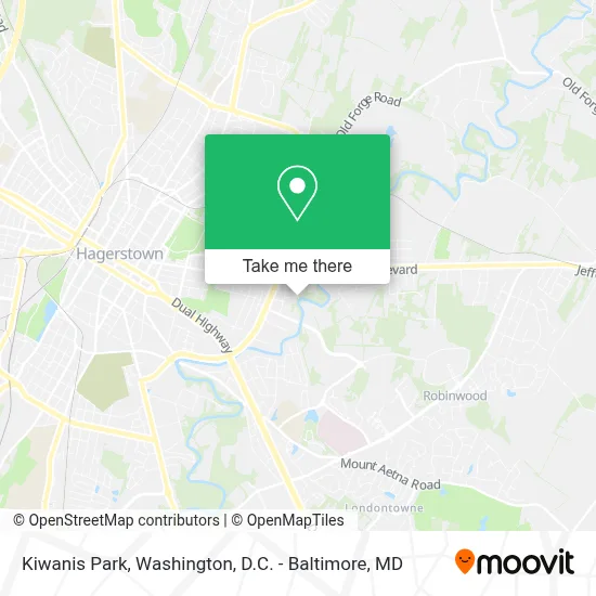 Kiwanis Park map