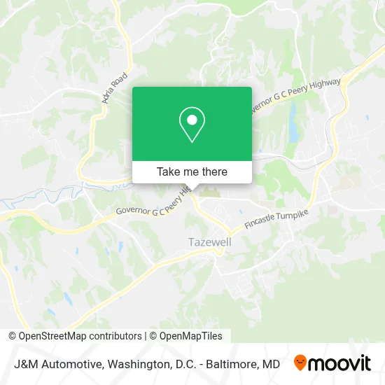 J&M Automotive map
