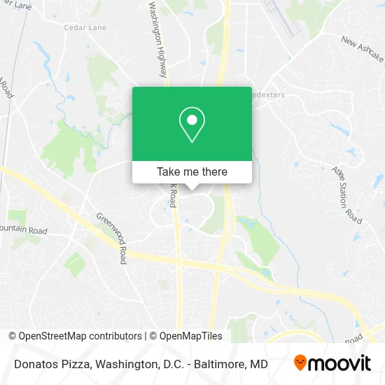 Donatos Pizza map