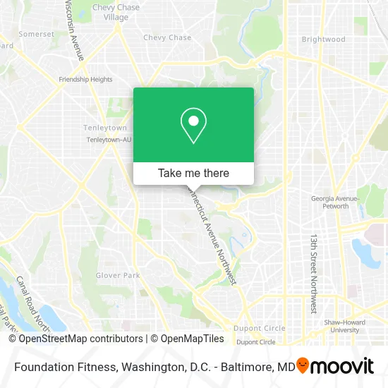 Foundation Fitness map