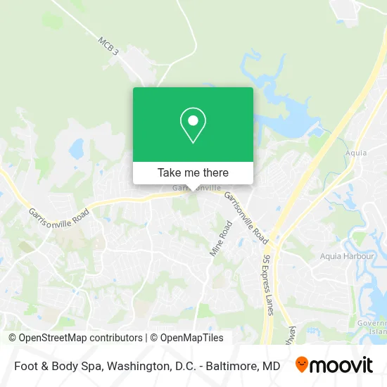 Foot & Body Spa map