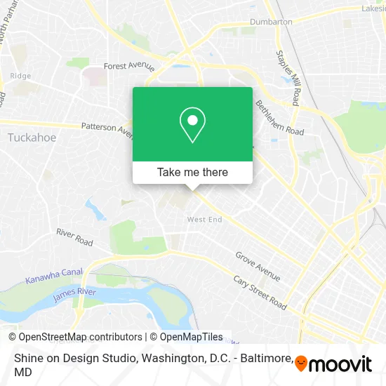Shine on Design Studio map