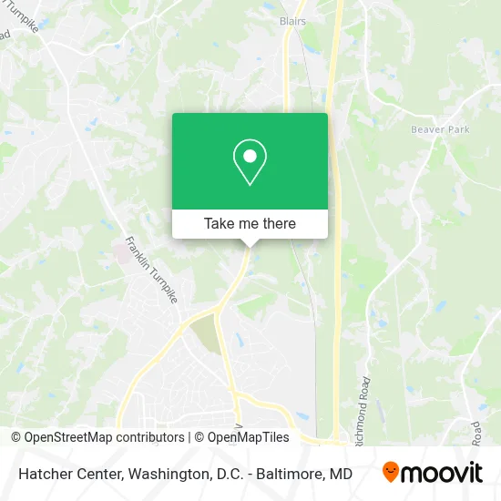 Hatcher Center map