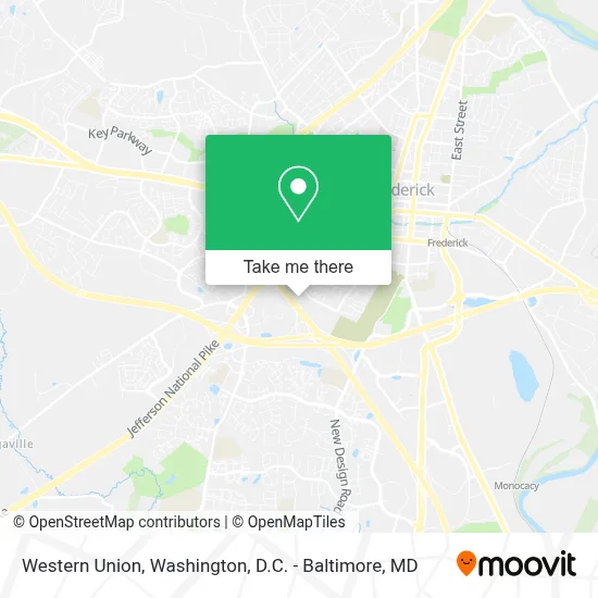 Western Union map