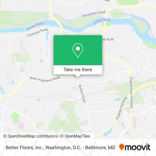 Better Floors, Inc. map