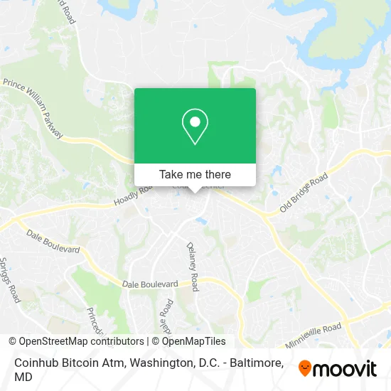 Coinhub Bitcoin Atm map