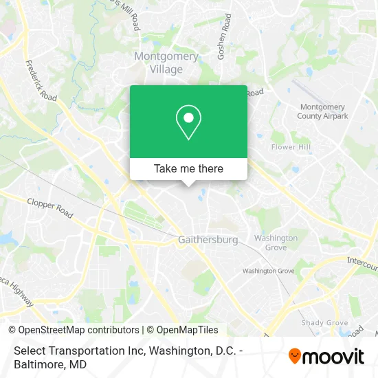 Select Transportation Inc map