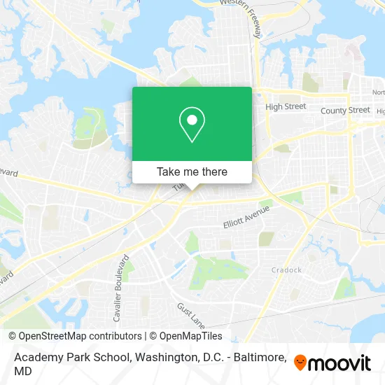 Academy Park School map