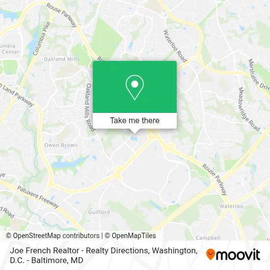 Joe French Realtor - Realty Directions map