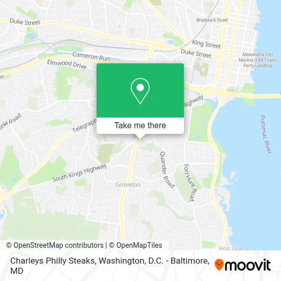 Charleys Philly Steaks map