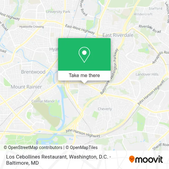 Los Cebollines Restaurant map