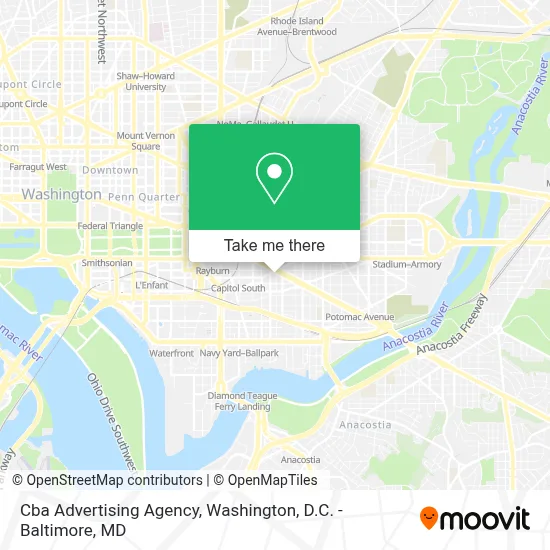 Cba Advertising Agency map
