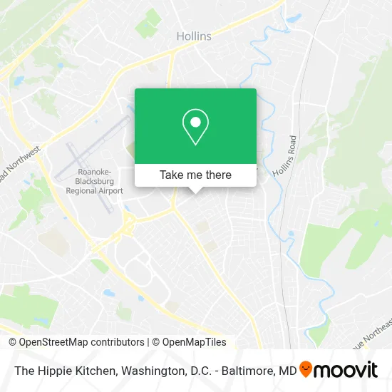 The Hippie Kitchen map
