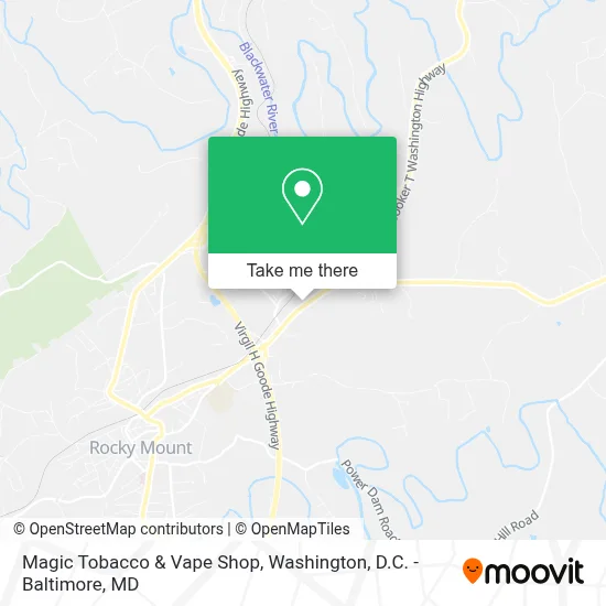 Magic Tobacco & Vape Shop map