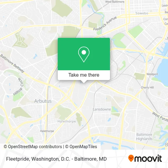 Fleetpride map