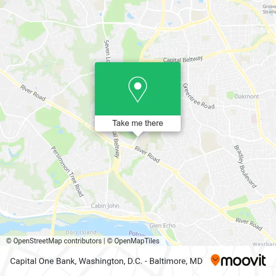 Capital One Bank map