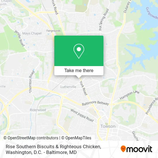 Rise Southern Biscuits & Righteous Chicken map