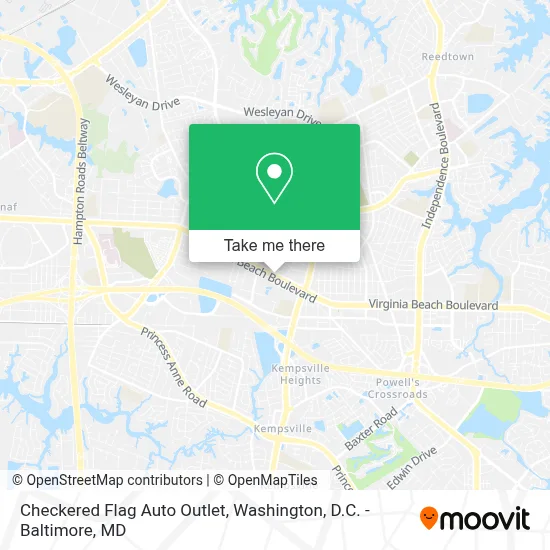 Checkered Flag Auto Outlet map