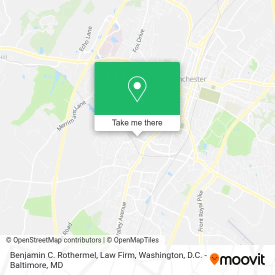 Benjamin C. Rothermel, Law Firm map