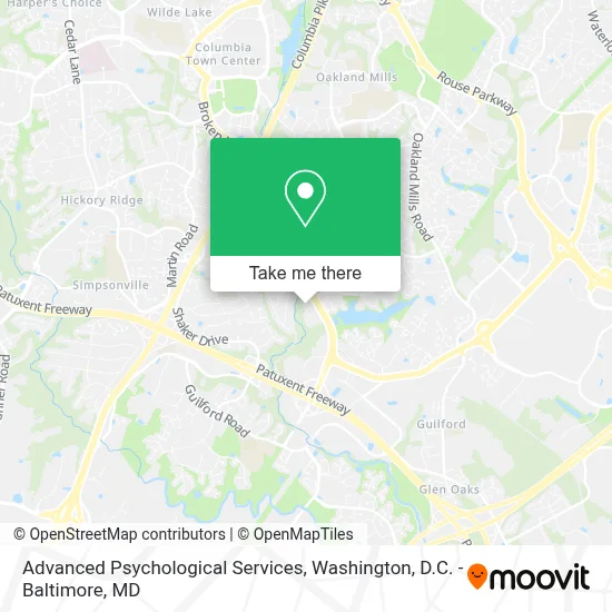 Advanced Psychological Services map