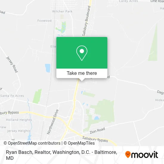 Ryan Basch, Realtor map