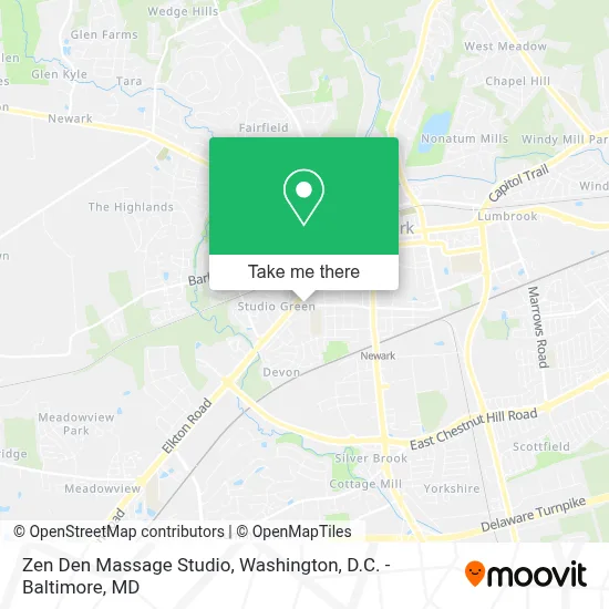 Zen Den Massage Studio map