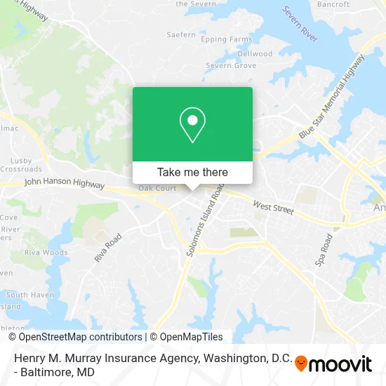 Henry M. Murray Insurance Agency map
