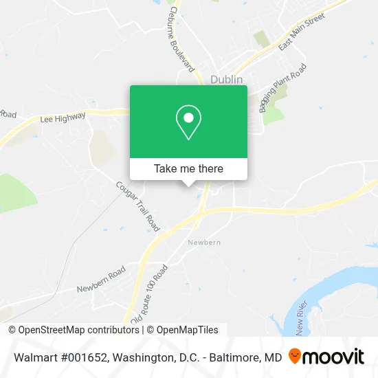 Walmart #001652 map