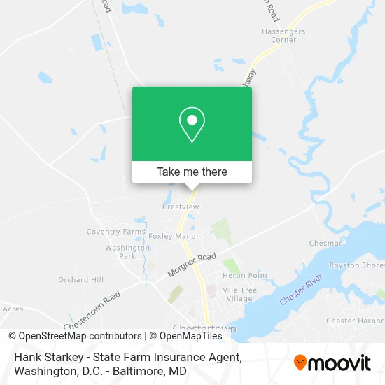Hank Starkey - State Farm Insurance Agent map