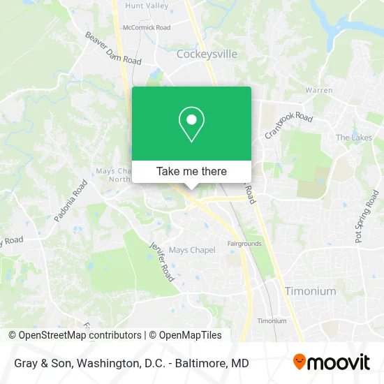 Gray & Son map