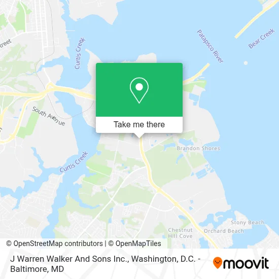 J Warren Walker And Sons Inc. map
