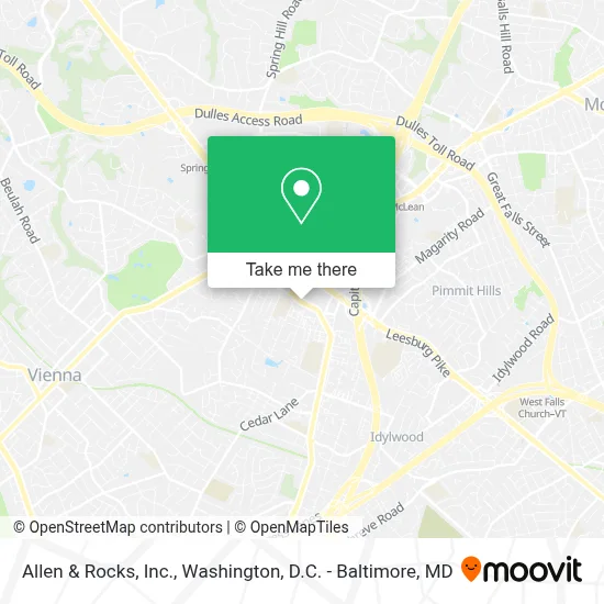 Allen & Rocks, Inc. map