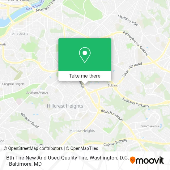 Bth Tire New And Used Quality Tire map