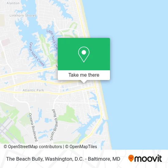 The Beach Bully map