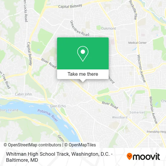 Whitman High School Track map