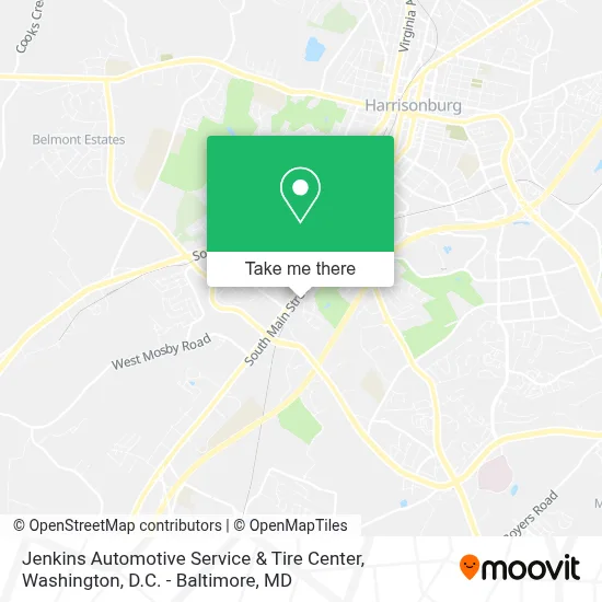Jenkins Automotive Service & Tire Center map