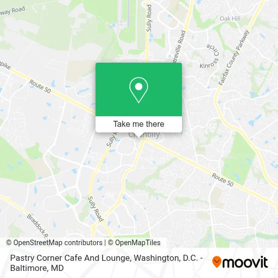 Pastry Corner Cafe And Lounge map