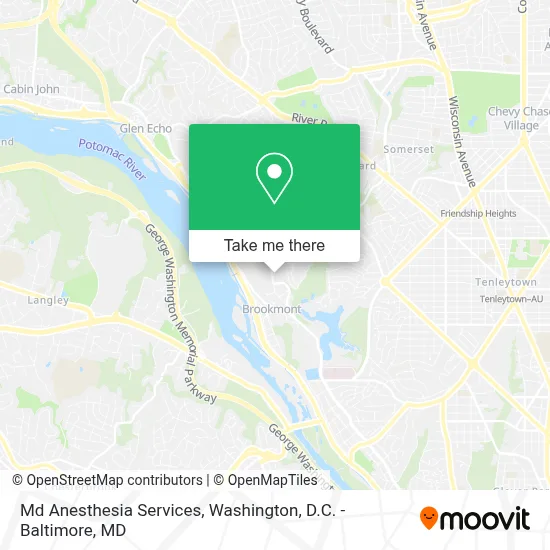Md Anesthesia Services map