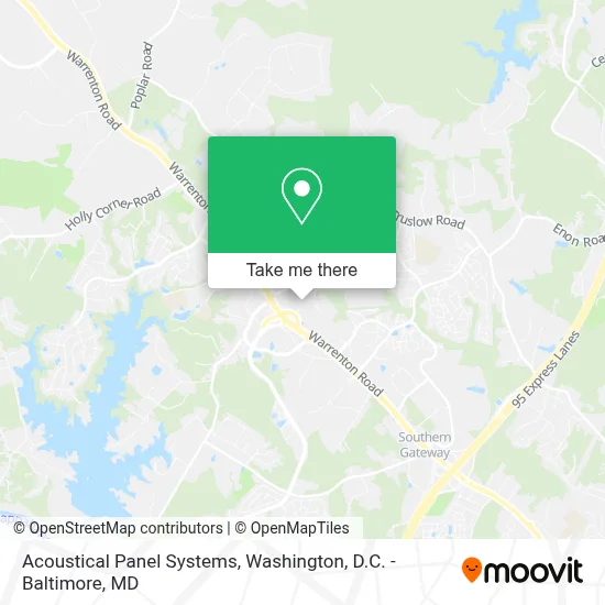 Acoustical Panel Systems map