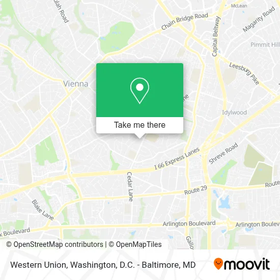 Western Union map