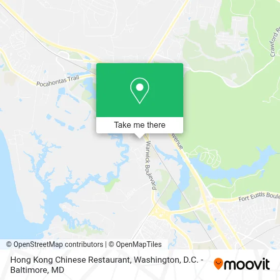Hong Kong Chinese Restaurant map