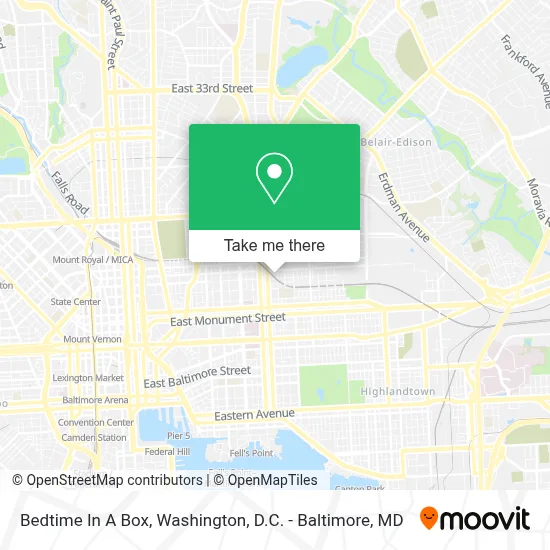 Bedtime In A Box map