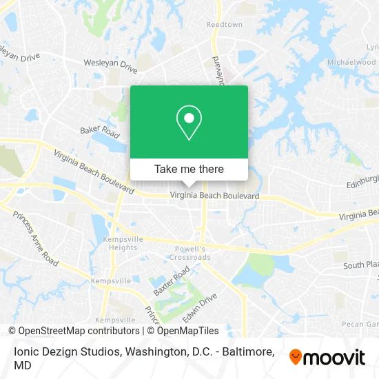 Ionic Dezign Studios map